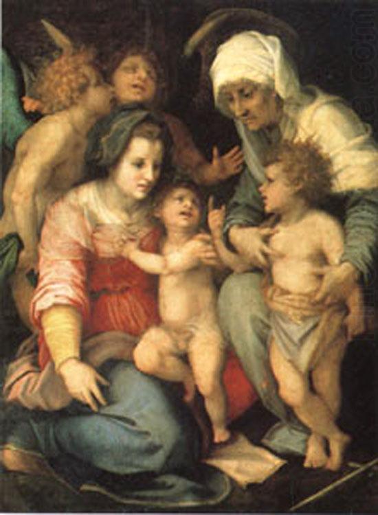 The Holy Family with Angels (mk05), Andrea del Sarto